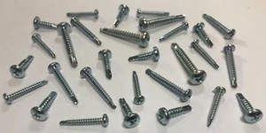 3.5 - 5.5mm, 6g - 12g, Self Drilling/Self Tapping Screw, Pan Head, Philips, BZP. - Picture 1 of 5