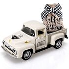  Coffee Decor For Coffee Bar Metal Truck With Coffee Beans Burlap Sack Vintage 