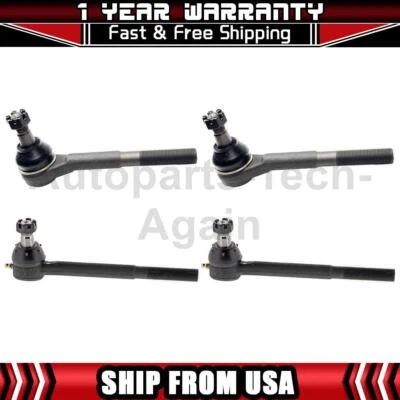 Mevotech Front Tie Rod End x4 For Chevrolet G10 1983 1984 1985 1986 1987 1988 - Image 1 of 4