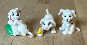 Lot of 3 Disney 101 Dalmations Puppies, PVC Mini Figures 1"h - Picture 1 of 5