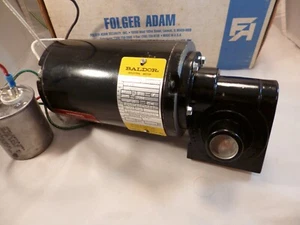 BALDOR GEAR MOTOR 1/20-HP 115-VAC 67-RPM 20-INCH-LB. TORQUE 1/2"-SHAFT LOT-C - Picture 1 of 12