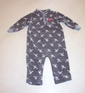 Kleinkind Junge Kind von mir grau Fleece Elch Druck Overall 18 Monate - Bild 1 von 2