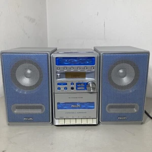 Philips MC-128 LEGGERE DESCRIZIONE FM Radio Nastro Cassetta Lettore CD Micro System - Foto 1 di 15