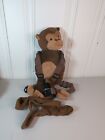 Gold Bug Child Safety Harness Backpack Leash Soft Brown Monkey Chimp Pouch 12"