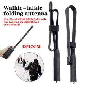 Składana antena taktyczna SMA-żeńska do Baofeng UV-5R Dual Band Walkie Talkie - Zdjęcie 1 z 17