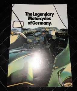 BMW Motorcycle 8 page fold out Book R100RT R100RS R100 R80G/S R65LS R65 #63017g - Picture 1 of 3