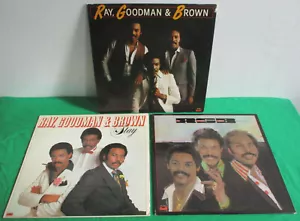 3 Ray Goodman & Brown 12" Vinyl LP Record Albums Self Titled Stay & Open Up - Imagen 1 de 5