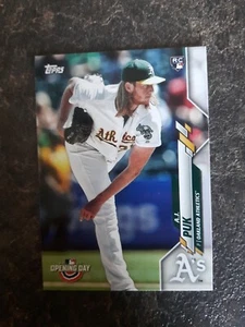 2020 Topps Update Series Rookie AJ Puk RC Card# U-168 - Picture 1 of 2