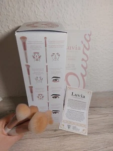 Luvia Make-up Pinselset Prime Vegan Pro - 7 Blush Highlighter Puder Concealer - Bild 1 von 4
