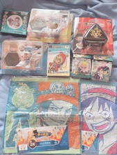 ONE PIECE Goods lot of set Card Stand Figure Ichiban Kuji Hand Towel bulk sale