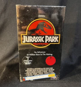 Jurassic Park VHS Sealed Brand New Shrink Wrap Mint 1993 Universal MCA Watermark - Picture 1 of 14