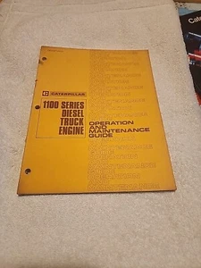 Caterpillar 1100 Truck Engine Operation Maintenance Manual Apr1974 GEGO2129-01 - Picture 1 of 8