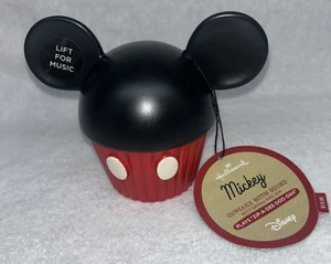 Hallmark Disney Mickey Mouse Musical Cupcake Ceramic Trinket Box - Bild 1 von 7