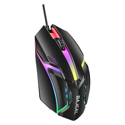 Ergonomic USB Wired Gaming Mouse with 1600DPI for Enhanced Performance - Image 1 of 4