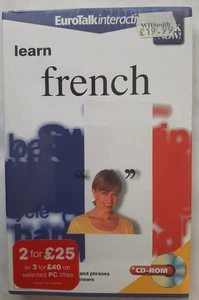 CD-ROM Eurotalk-interactive Learn French - Picture 1 of 2