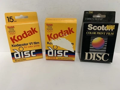 Discos y discos de impresión en color escocés Kodacolor VR 60 exposiciones Kodak - caducados 1989 Foto 1 de 4