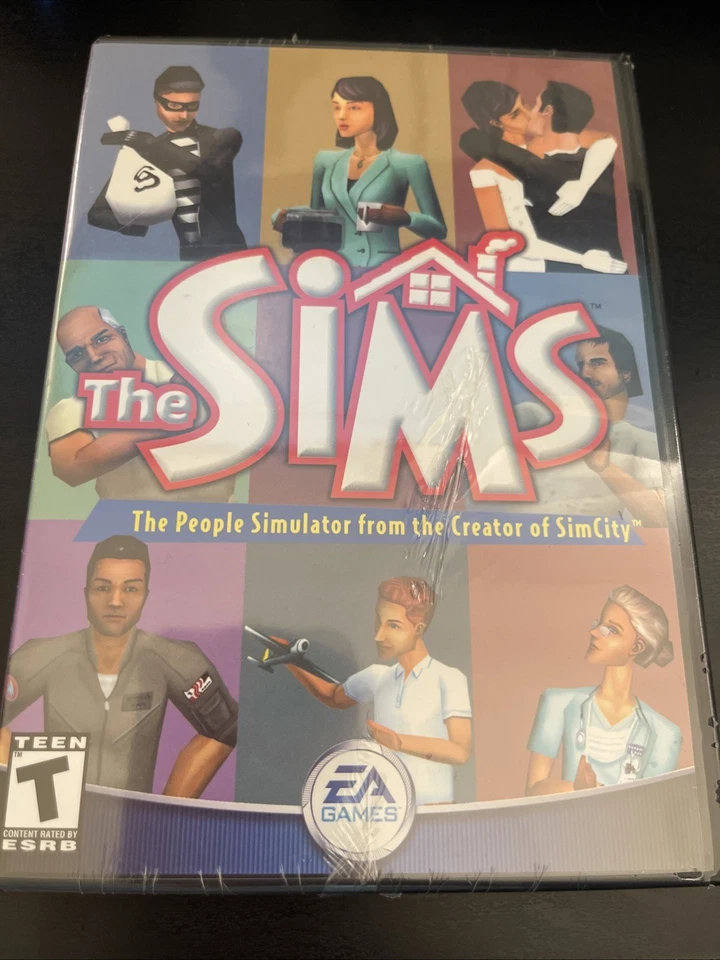 The Sims 1 Original PC Game 2000 EA Games Maxis Electronic Arts New Sealed - Image 1 of 2