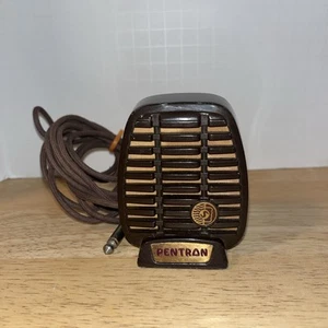 VINTAGE 1950s SHURE BROTHERS PENTRON CX80E CRYSTAL MICROPHONE MADE IN USA - Picture 1 of 5