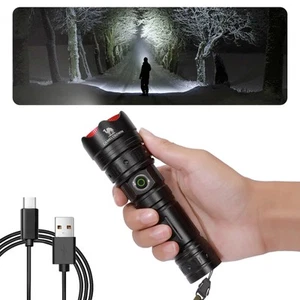 Rechargeable Flashlights High Lumens 90000 Lumen LED Flashlights with 5 Modes... - Bild 1 von 7