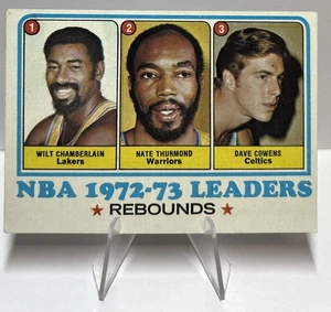 Wilt Chamberlain, THURMOND, COWENS 1973-74 Topps REBOUNDS CARD #157 Lakers - Bild 1 von 2