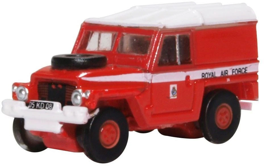 Oxford Diecast Land Rover ligero RAF (flechas rojas) escala 1:148 Foto 1 de 1