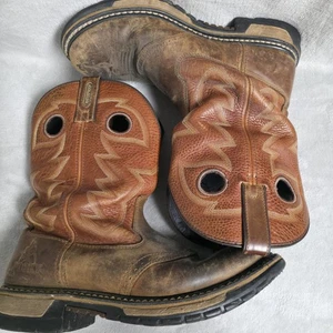 Rocky Western Cowboy Arbeit Braun Ölbeständig Herren 11M Stiefel - Bild 1 von 15