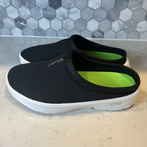 Oofos Oocoozie Sport Pantolette Recovery Slide Schuh schwarz weiß Slipper Herren Größe 13 - Bild 1 von 20