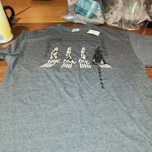 Star Wars Storm Troopers Abbey Road NUEVA Camiseta Para Hombre Talla XL Gris Mad Engine - Imagen 1 de 4