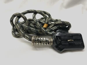 Vintage Eagle Electric Appliance Plug Cloth Cord 2 Prong 5A 250V 10A 125V - Picture 1 of 3
