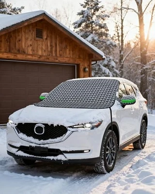 Снежный чехол на лобовое стекло для автомобильного внедорожника, магнитный ледяной щит с снежным чехлом B-M - Изображение 1 из 4