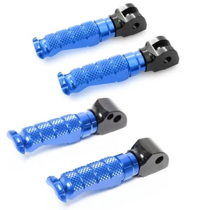 Blue CNC Front Rear R-FIGHT Footpegs For MT-03 MF03 16 17 18 19 20 21 22 23 - Picture 1 of 6