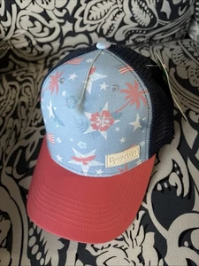 Tipsyelves Lush Life Snapback Truckermütze Island Of The Free pink blau weiß - Bild 1 von 7