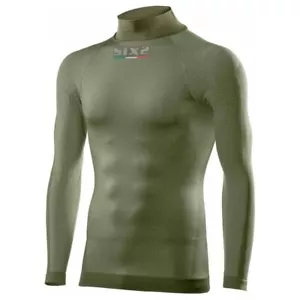 MAGLIA LUPETTO MANICHE LUNGHE TECNICA TERMICA SIX2 TS3 ARMY CARBON TG XL/XXL - Foto 1 di 3