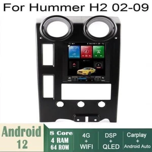 Car Android Gps Navigation Wifi 10.4" For Hummer H2 2004-2009 Radio Carpaly - Picture 1 of 11