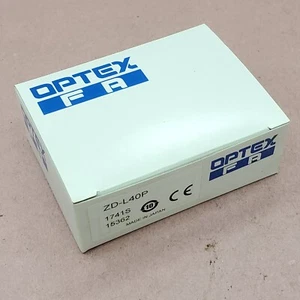 Optex FA  ZD-L40P 400mm Diffuse Laser Sensor PNP w/ 2 Meter Cable - NEW in Box - Picture 1 of 4