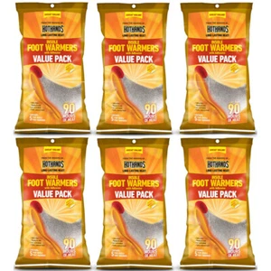 6 Pack Hothands Insole Foot Warmer 5 Pair Each Value Pack - Picture 1 of 2