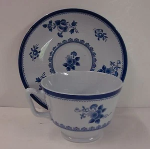 Spode China GLOUCESTER-BLUE Cup Saucer Set LONDON SHAPE - NO TRIM More Available - Picture 1 of 2