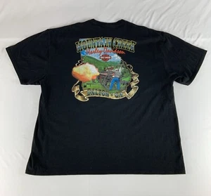 Genuine Harley Davidson Double Print Mountain Creek GA Cannon T Shirt Men's 2XL - Picture 1 of 8