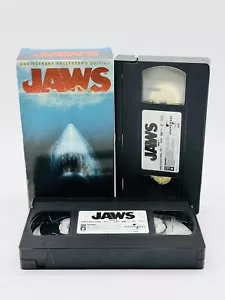 Jaws Anniversary Collector’s Edition 2-Tape Box Set (Jaws & Jaws 2) For VHS - Picture 1 of 3