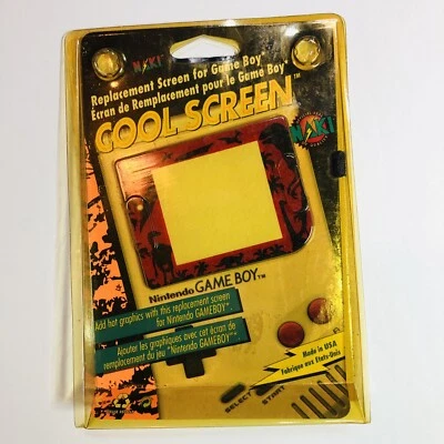 Naki Nintendo Game Boy Replacement Screen Dinosaurs Graphics Cool Screen Rare - Image 1 of 4