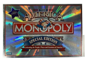 The AMERICA Special Edition 2002 Monopoly Game BRAND NEW SHRINK WRAP INSIDE BOX - Picture 1 of 5