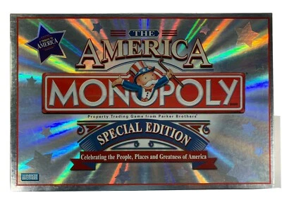 The AMERICA Special Edition 2002 Monopoly Game BRAND NEW SHRINK WRAP INSIDE BOX - Image 1 of 4