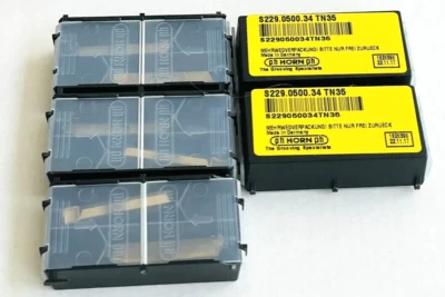 INSERTOS PARA RANURAR Y TORNEAR CUERNOS S229.0500.34 TN35 HECHOS EN ALEMANIA NUEVOS 10 uds. Foto 1 de 4