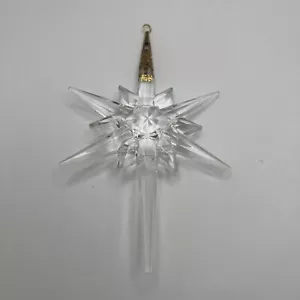 Vintage Atomic Starburst 6”North Star Ornament Golden Tip - Picture 1 of 5
