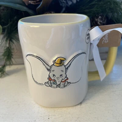RAE DUNN X DISNEY Dumbo grande 18 oz. Taza de magenta doble cara con dumbo Foto 1 de 4