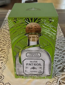 Caja de hojalata vacía diseño abeja plateada ~ patrón plateado edición limitada - Imagen 1 de 4