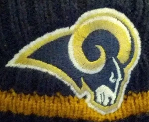 Los Angeles LA Rams Football Beanie Hat Cap NFL Sports - Picture 1 of 2