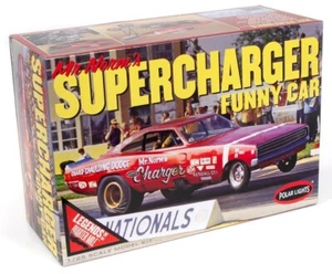 1:25 POLAR LIGHTS Mr Norm's '69 Dodge Charger FUNNY CAR Supercharger MODEL KIT - Picture 1 of 2