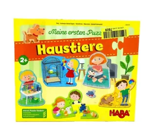 HABA 305470 Mein erstes Puzzle Haustiere Puzzleset für Kinder ab 2 Unvollständig - Bild 1 von 2