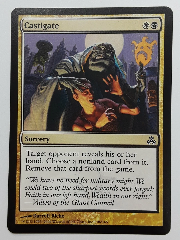 MTG Castigate Guildpact Regular Common - Image 1 of 1